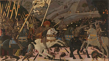 The Battle of San Romano - painting